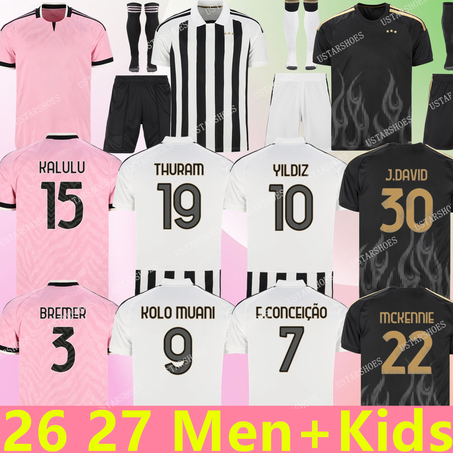 Yildiz Kolo Muani F.Conceicao Thuram E.Zhegrova Locatelli Mckennie Kalulu Magli…