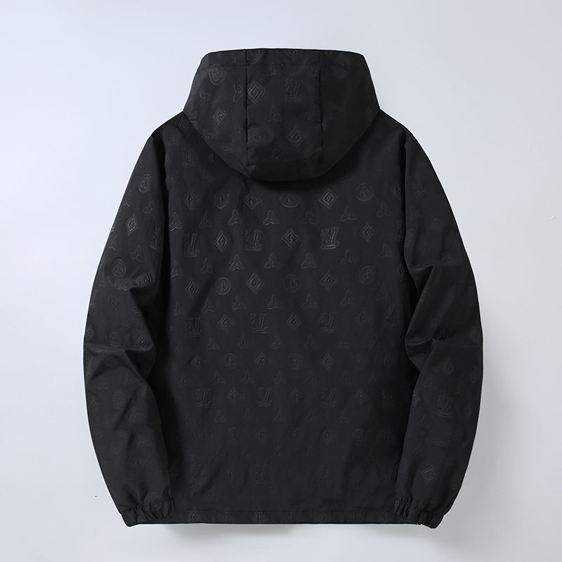 Men's new 2026 hooded jacket versatile trend handsome casual fashion slim top - view 5