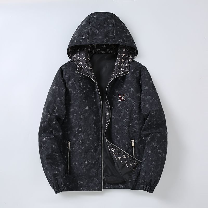 Men's new 2026 hooded jacket versatile trend handsome casual fashion slim top - view 3