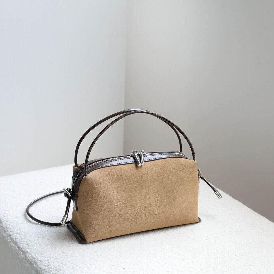 Women Unique Horsehair Frosted Mini Small Square Bag Simple Versatile Genuine Leather Shoulder Crossbody Handbag For Daily Office Commute Buckle Shoul - view 5