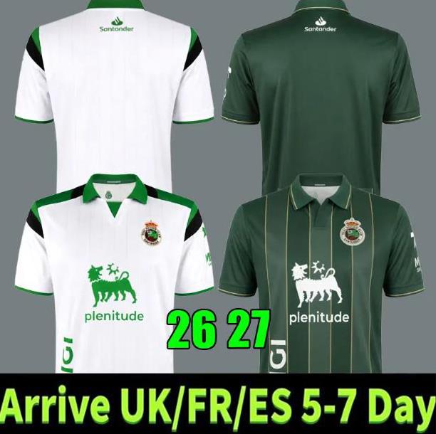 26 27 Racing De Santander Soccer Jerseys Andres Arana 2026 2027 Vicente Suleima…