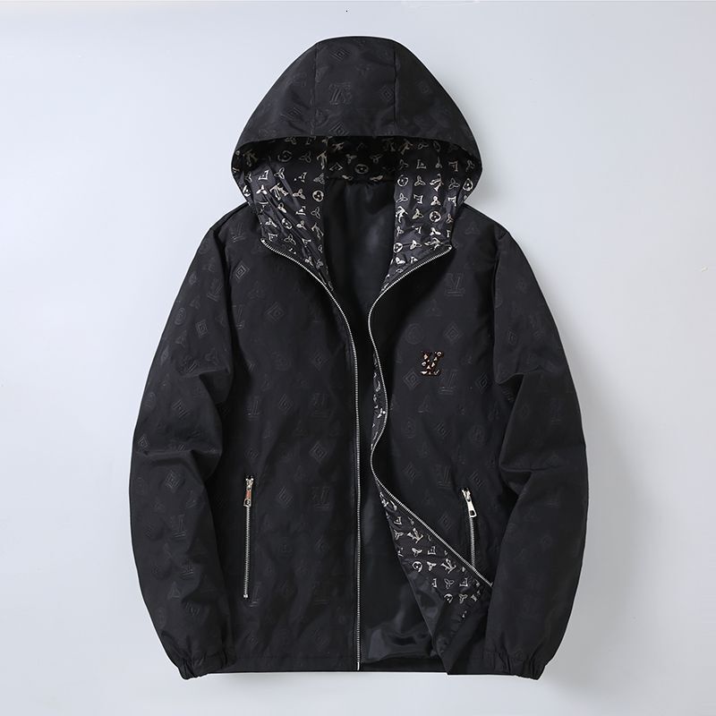 Men's new 2026 hooded jacket versatile trend handsome casual fashion slim top - view 4