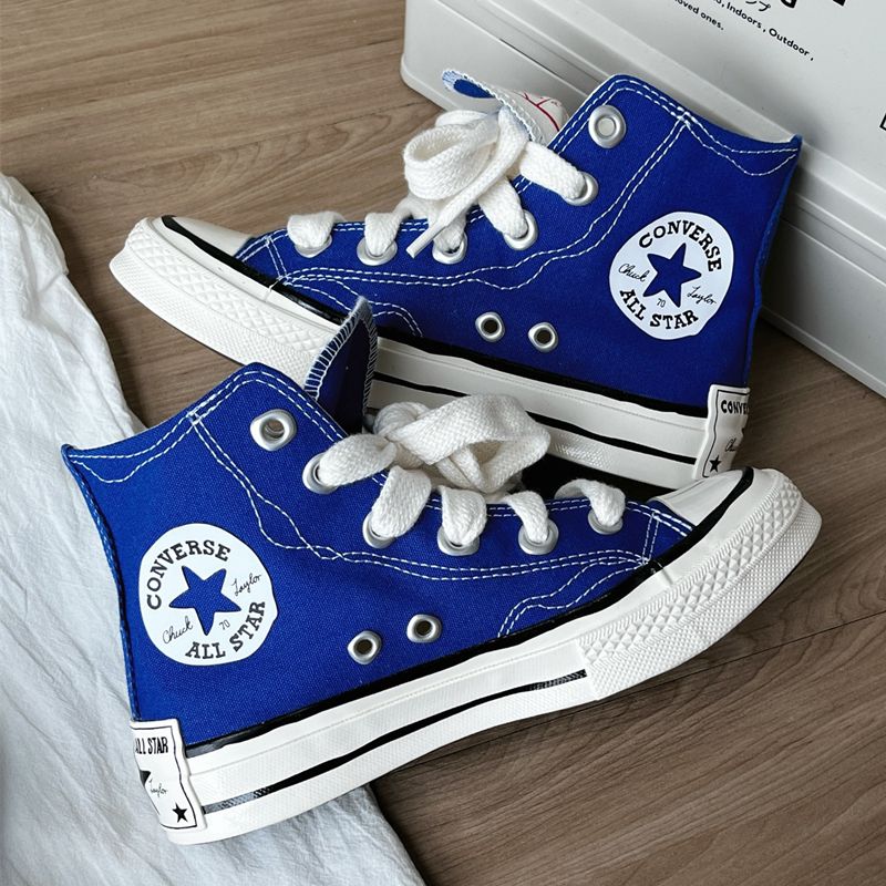 Converse Chuck 70 Sketch Style High Top Canvas Shoes Fashion Versatile Wear Resistant Lightweight Shock Absorbing Casual Sneakers Unisex Men Women - view 8