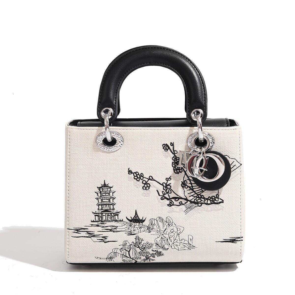 MISS GAIL New Chinese Floral Embroidery Top Handle Handbag Women Mini Luxury Satchel Bag Elegant Shoulder Purse for Wedding Party Daily Commute dh9120 - view 9