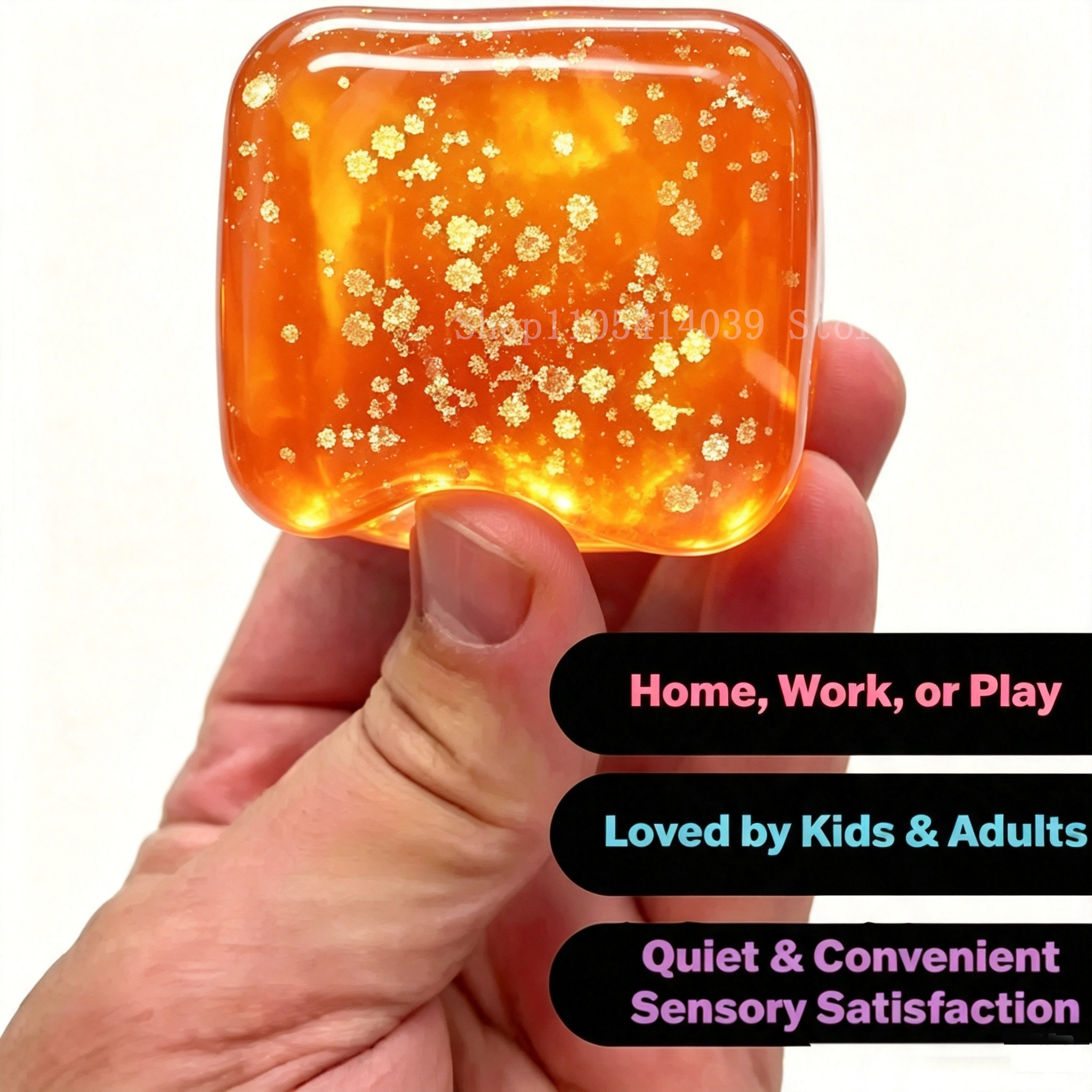 Halloween Needoh Orange Nice cube Squeeze Toys Sensory Colorful Knead Stretch Anxiety Relief ADHD Fidget Toy Leisure Gift 26Y0907 - view 3