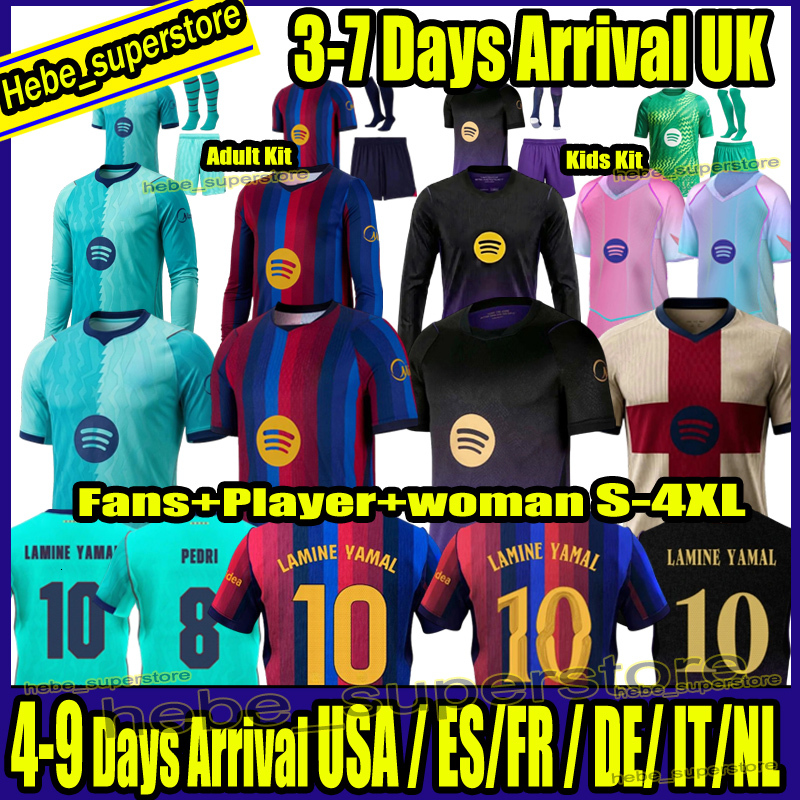 S-4XL Barcelona 26 27 Lamine Yamal Lewandowski Rashford 2026 Maglia Da Calcios Gavi Gavi Pedri Ferran Barcelona Maglia 26 27 Maglia Da Calcio Kounde-image