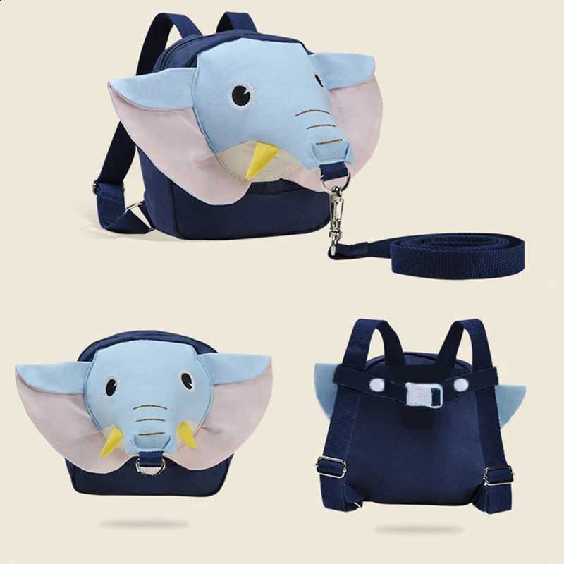 Backpacks Carriers Slings Cartoon Anti Walking Lost Shoulder Backpack Baby Girls Boys Elephant Small Bags with Traction Rope Anti Lost Toddler Schoolb - view 6