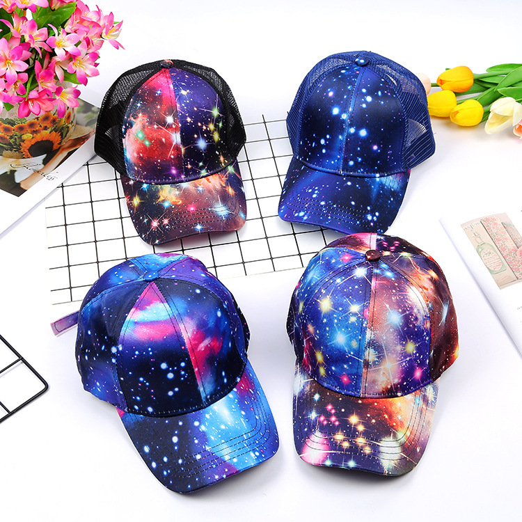 Starry Sky Four Seasons New Baseball Cap for Women Autumn a