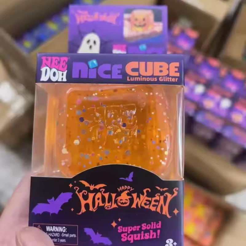 Halloween Needoh Orange Nice cube Squeeze Toys Sensory Colorful Knead Stretch Anxiety Relief ADHD Fidget Toy Leisure Gift 26Y0907 - view 5