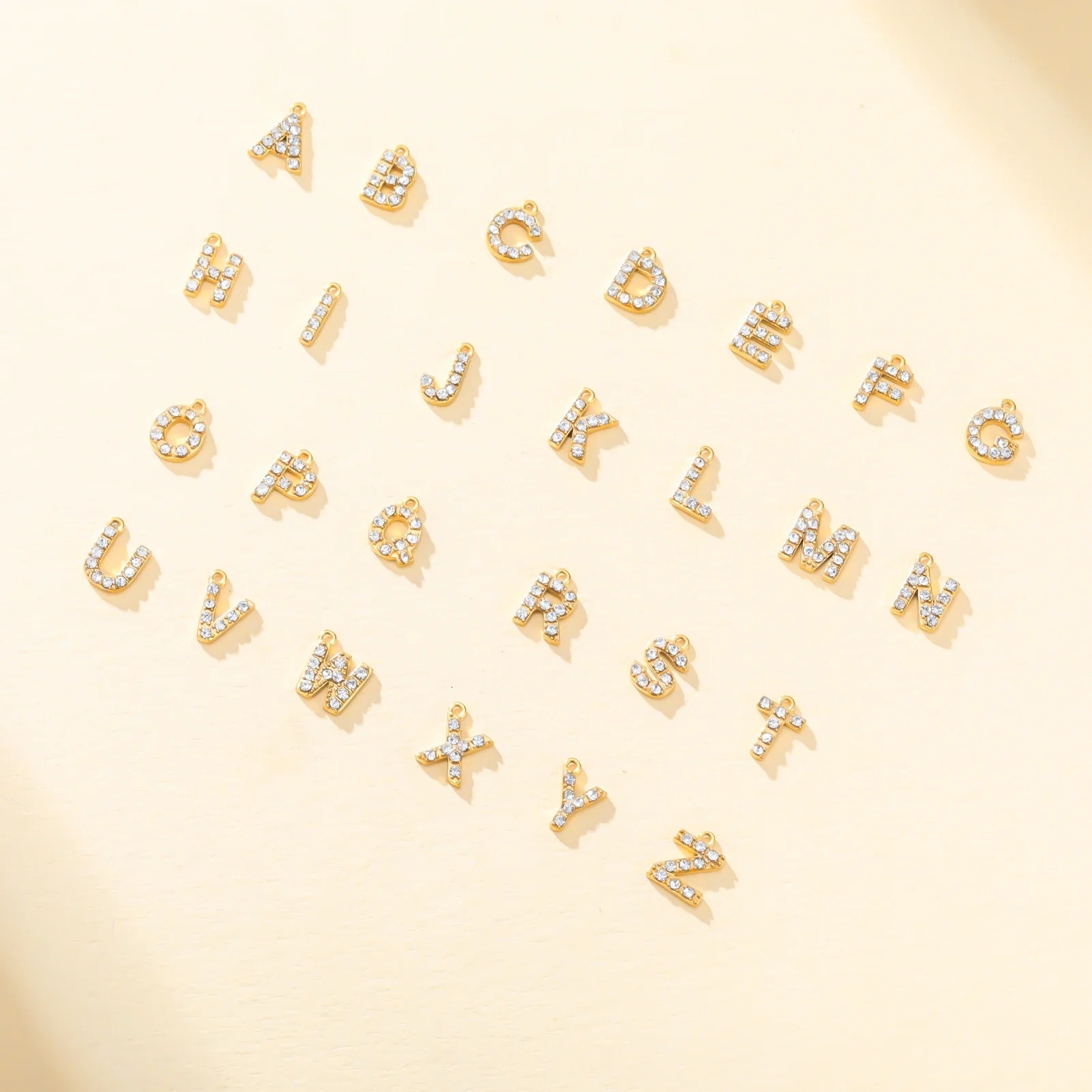 Stainless Steel Clear Zircon A-Z Initial Necklace Gold Color Women Trendy Choker Minimalist Alphabet Letter Jewelry Gift ddmysat - view 7