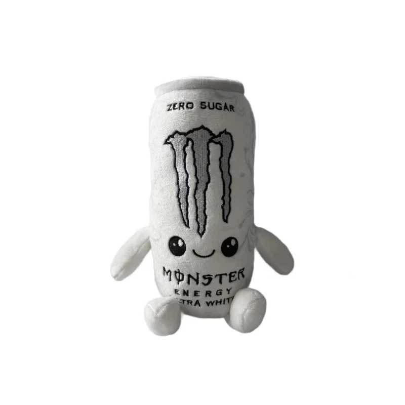 New Simulation White Energy Drink Can Shaped Plush Toy Zero Sugar Theme Soft Stuffed Doll Desktop Ornament Holiday Gift For Fans C2609087MVW - view 7