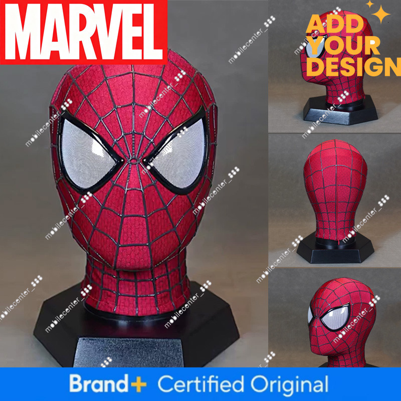 Handmade Spider-Man 2 Movie Accuracy Garfield Version Cosplay Mask Peter Parker Handicraft Collectible Item For Gift eb