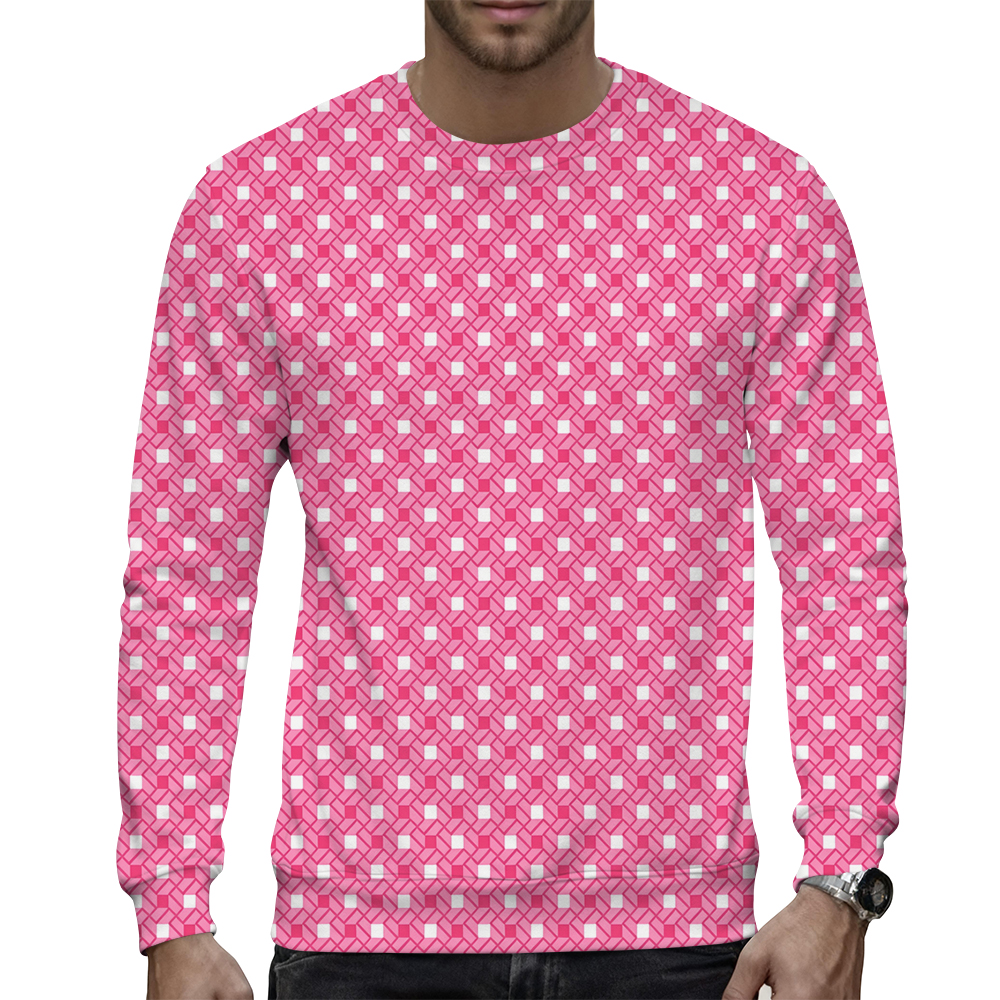 Men's Autumn Long-Sleeve Crew Neck Hoodie - Comfortable Knitwear for Cool Weather - view 9