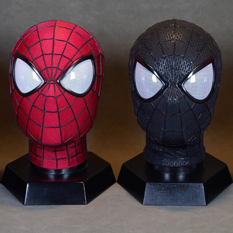 Handmade Spider-Man 2 Movie Accuracy Garfield Version Cosplay Mask Peter Parker Handicraft Collectible Item For Gift eb - view 3