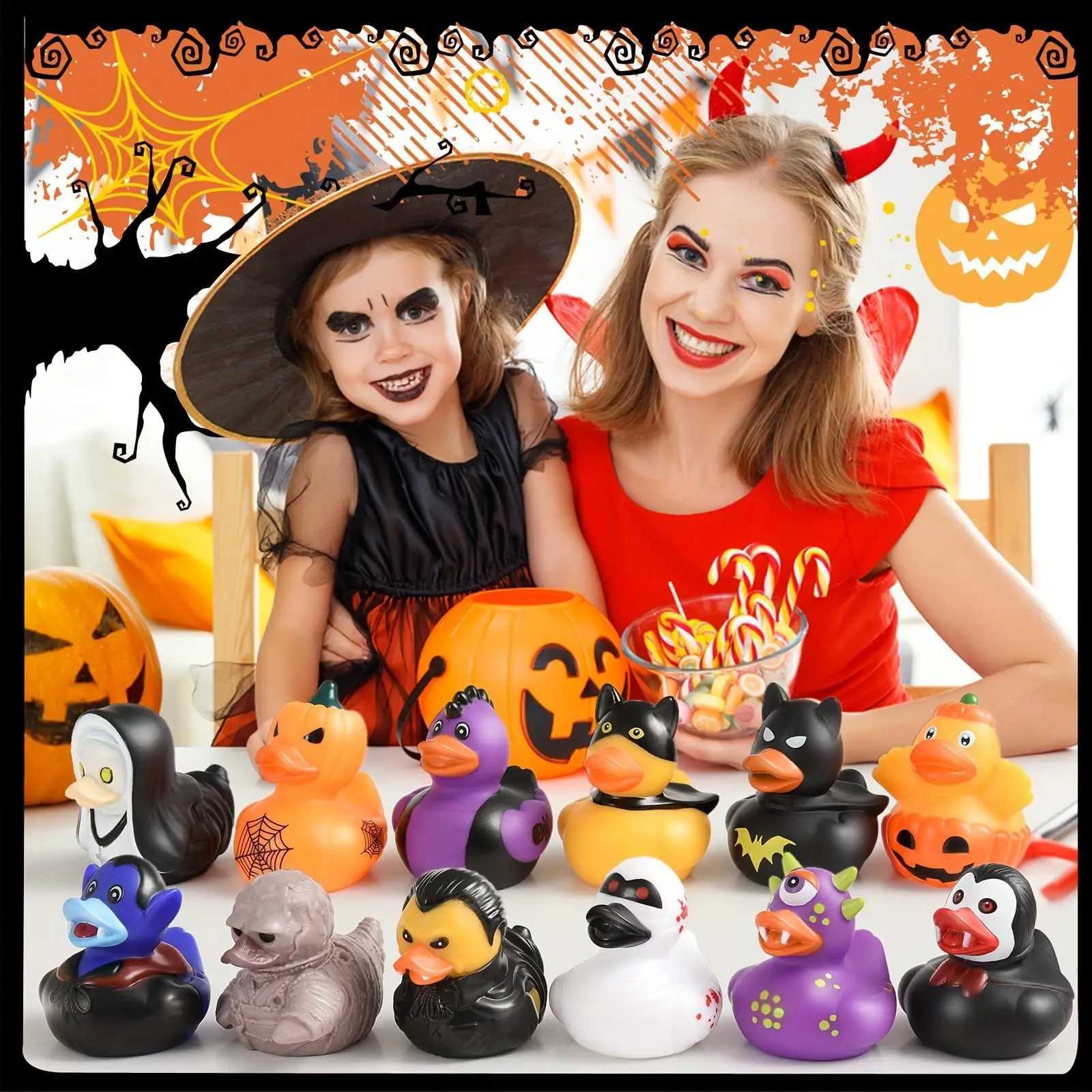 36/72PCS Halloween Rubber Ducks in Bulk Assorted Jeep Duckies for Ducking Cruise Ducks Small Toys Party Favors Z260907 - view 7