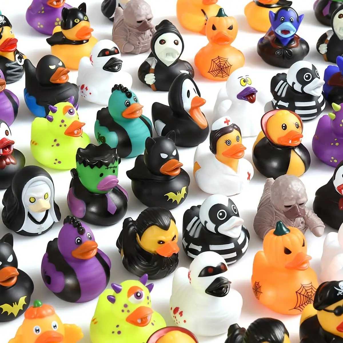 36/72PCS Halloween Rubber Ducks in Bulk Assorted Jeep Duckies for Ducking Cruise Ducks Small Toys Party Favors Z260907 - view 3