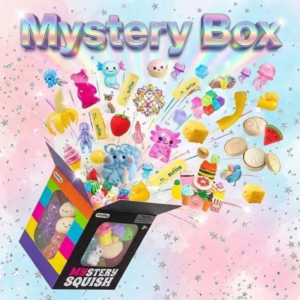 100+ Mystery Fidget Toy Blind Box Simulated Food Antistress Foot Squishy Toy Squeeze Toy Mochi Squishy Stress Reliever Toys C2609089DN3 - view 3