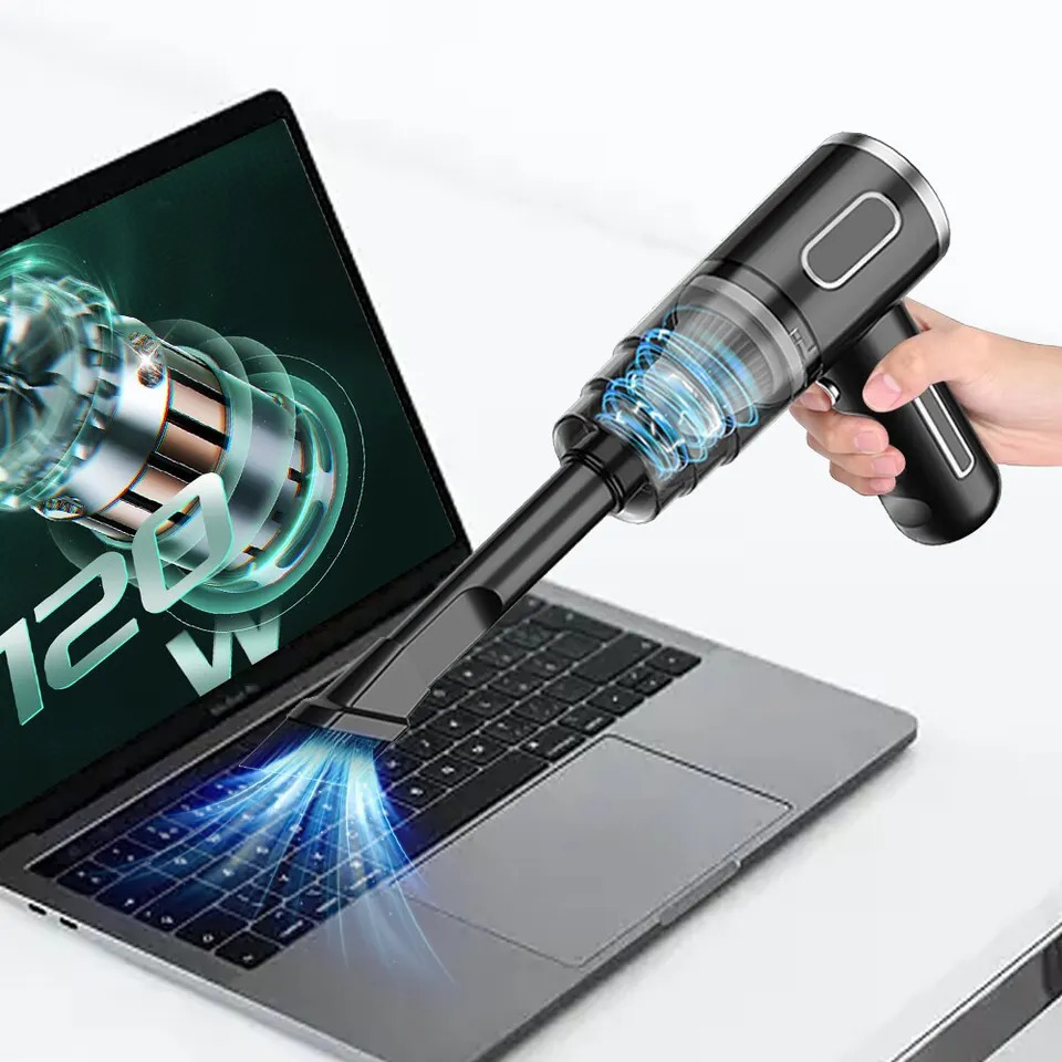 Car Cordless Vacuum Cleaner Portable Large Suction Household Cleaning Equipment Handheld Dust Collector Small Mini Dust Blower 260907 - view 6