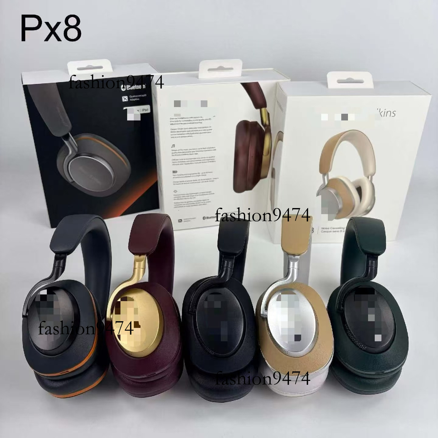Cross-Border High-Quality New Px8 ANC Wireless Over-Ear Bluetooth Headphones With True Noise Cancellation, Suitable For Sports And Long Battery Life - view 3