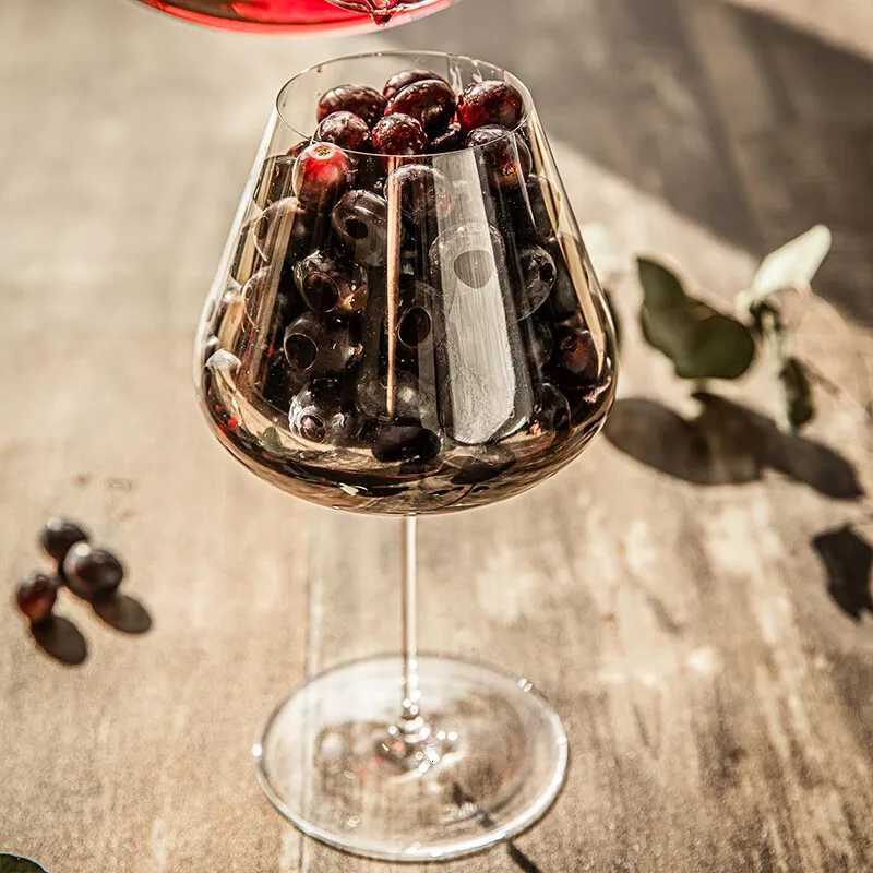 Quality Flawless JINYOUJIA 690ml Perfect Burgundy Glass Chardonnay Pinot Noir Wine Glasses Handmade Crystal Zalto Style Goblet L260904 - view 5