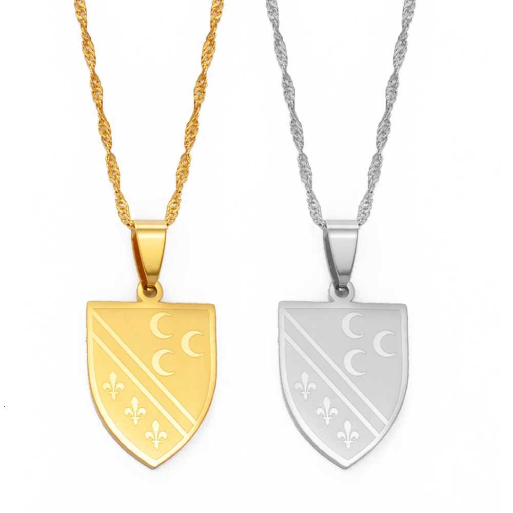 Gold Anniyo Bosnians Pendant Necklaces Color Silver Color Charm Bosna Bosniak Jewelry #264521 C260905