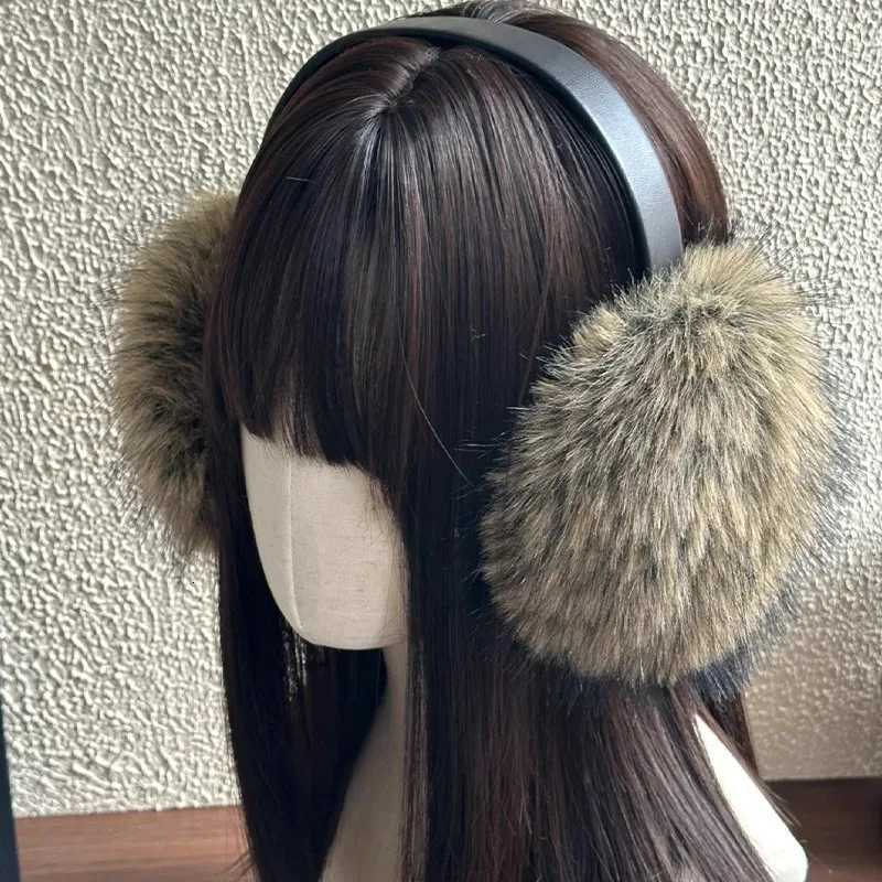 Furry Plush New Earmuffs Korean Women Fashion Y2K Fluzzy Thicken Earflap Winter Windproof Warm Cycling Ear Protection Earplugs H260908 - view 6
