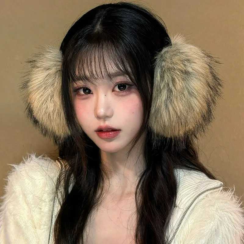 Furry Plush New Earmuffs Korean Women Fashion Y2K Fluzzy Thicken Earflap Winter Windproof Warm Cycling Ear Protection Earplugs H260908 - view 5