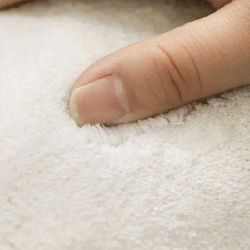 Cream Style Rugs for Bedroom Large Area Living Room Decoration Plush Carpet Irregular Thick Lounge Floor Mat Fluffy Soft Rug X260907 - view 6
