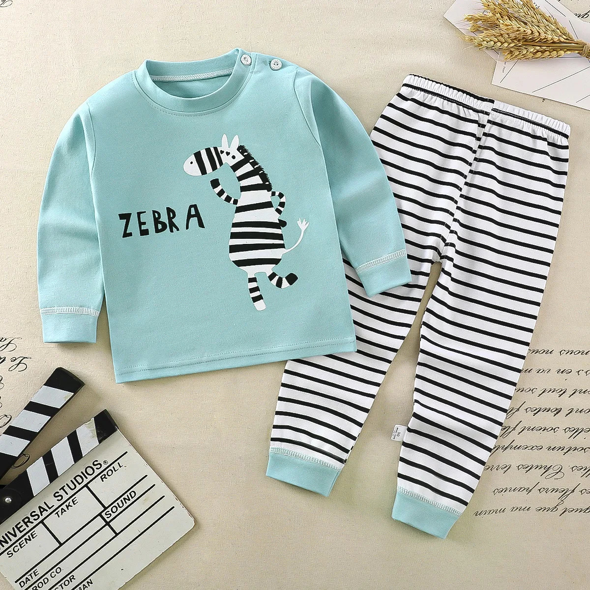 Children Kids Clothes Sets Boys Girls Suit Pajamas Clothinng Pants Cartoon Autumn Winter Sleepwear Outfits 260904 - view 4