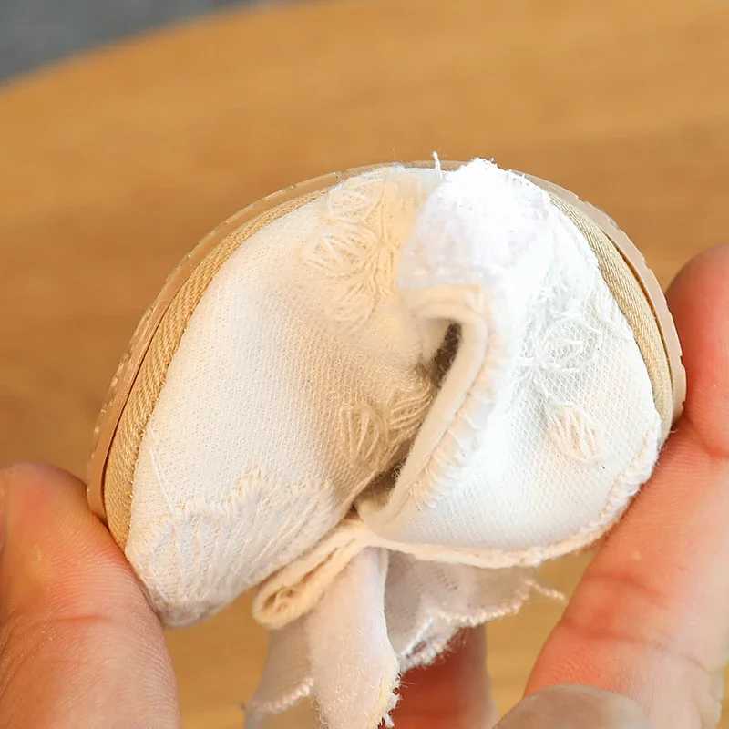 Cute White Lace Baby Girl Princess shoes Baby Moccasins Moccs Shoes Bow Fringe Rubber Soled Non-slip Footwear Crib Shoes S260909LL4K - view 3