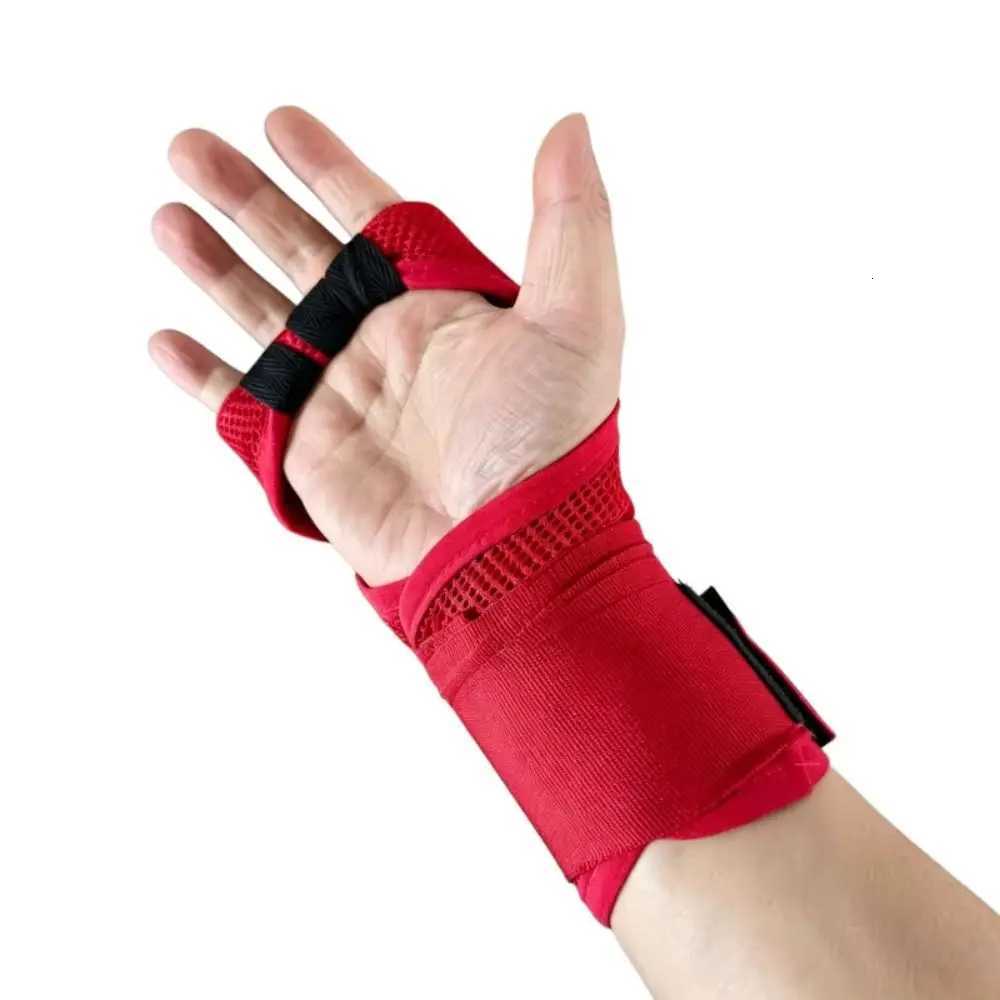 Half Finger Boxing Gloves Quick Strap Shock Absorb Muay Thai Gloves Fight Hand Wrap Wrist Support Boxing Training Gloves Q260907 - view 5