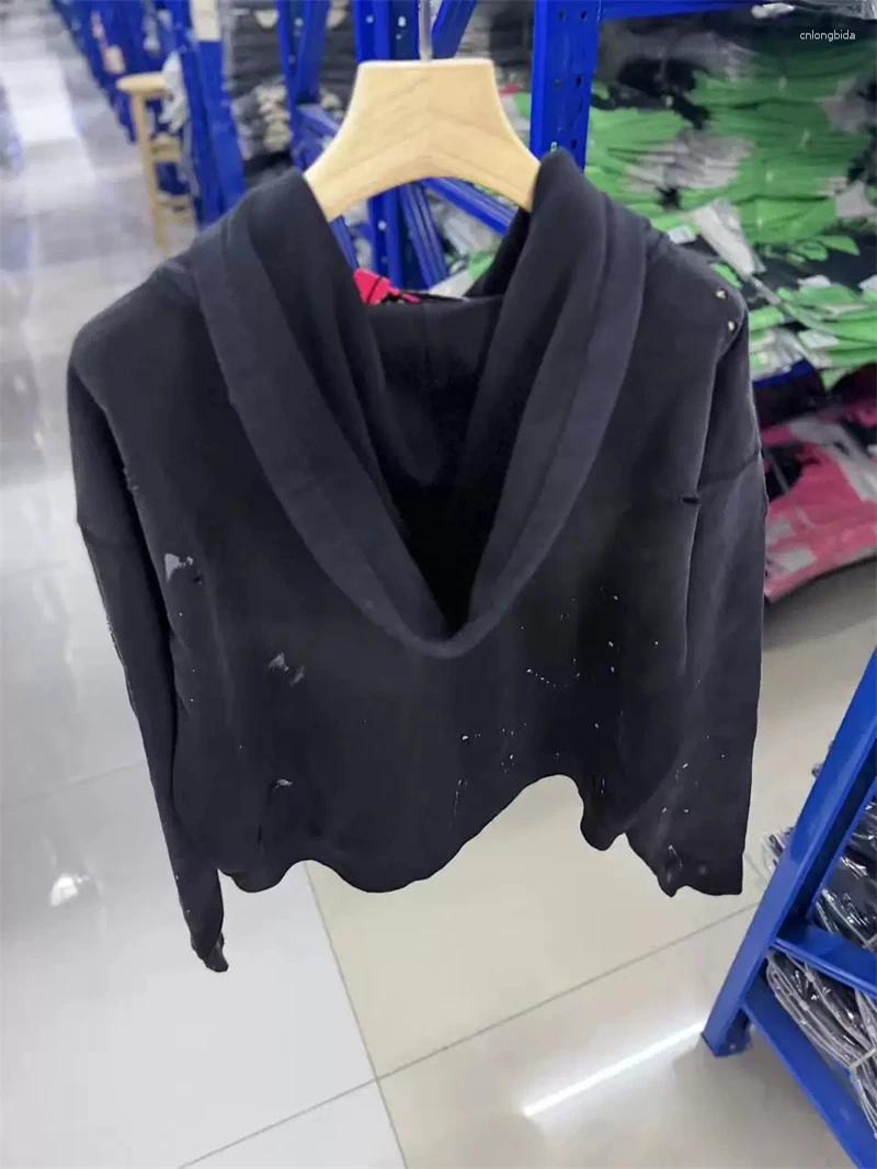Men' s Hoodies Classic Letters Print Zipper Hoodie Hoode - view 7