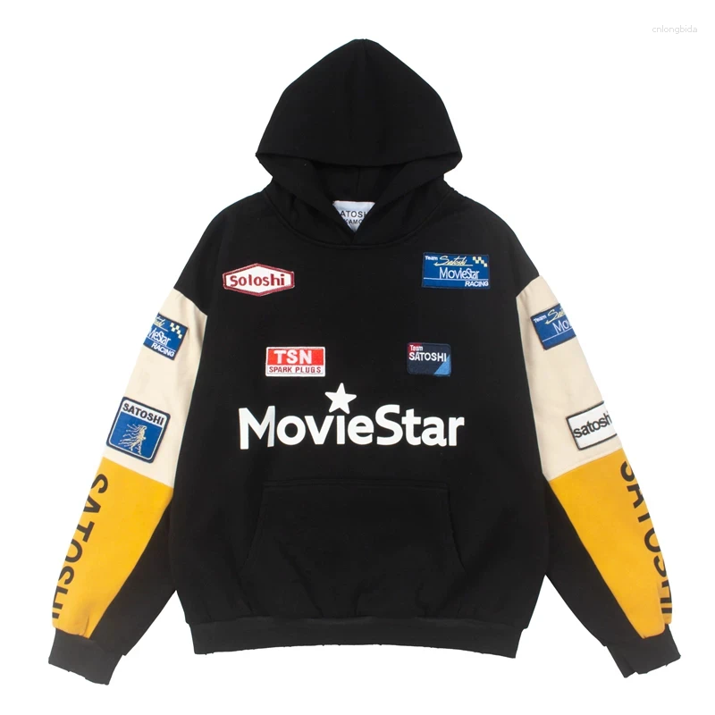 Men' s Hoodies 2026 Hip Hop Embroidery Long Sleeve Hole - view 5