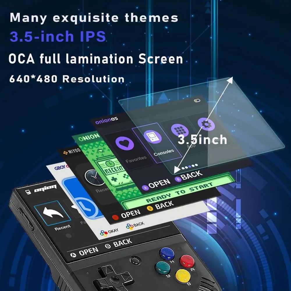 Mini Plus MIYOO Portable Retro Handheld Game Console 3.5"IPS HD Screen Mini+ Players Children's Gift Classic Gaming EmulatorT260908 - view 3
