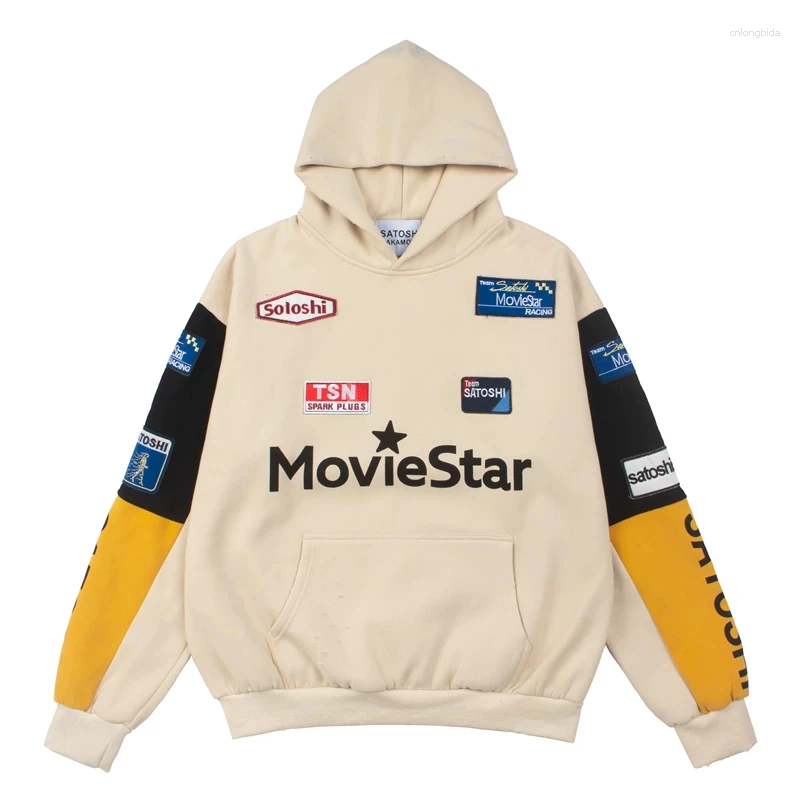 Men' s Hoodies 2026 Hip Hop Embroidery Long Sleeve Hole - view 3