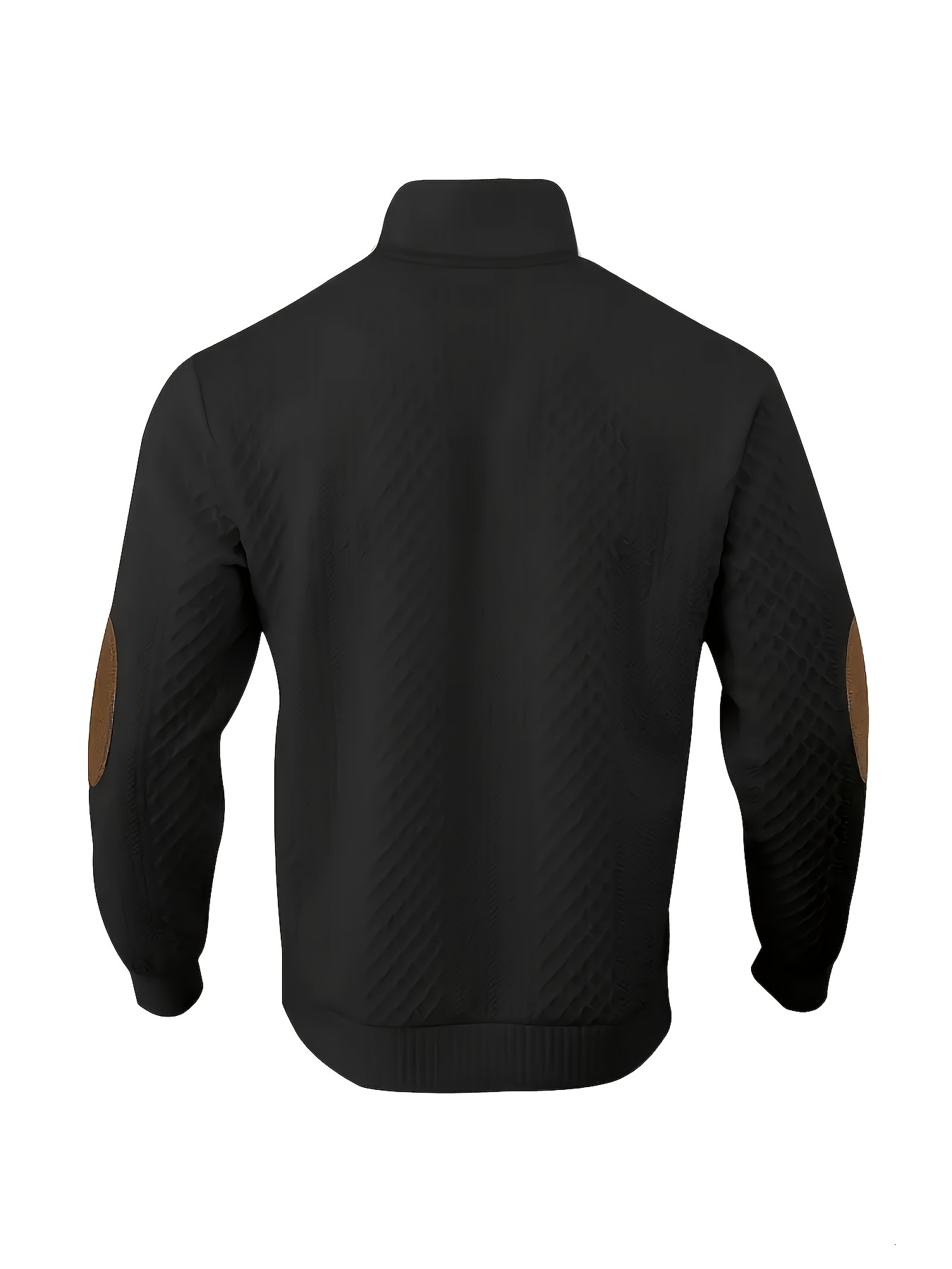 Designer Men's long-sleeve polo shirt, men's henley shirt, small stand-up collar, long-sleeved, with buttons, does not include gift box - view 8