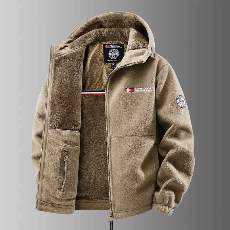 Autumn/Winter Men's High-Quality Winter Coat for Middle-Aged and Elderly Youthful Fleece Jacket for Warmth in Norway EUR SizeT260909 - view 3