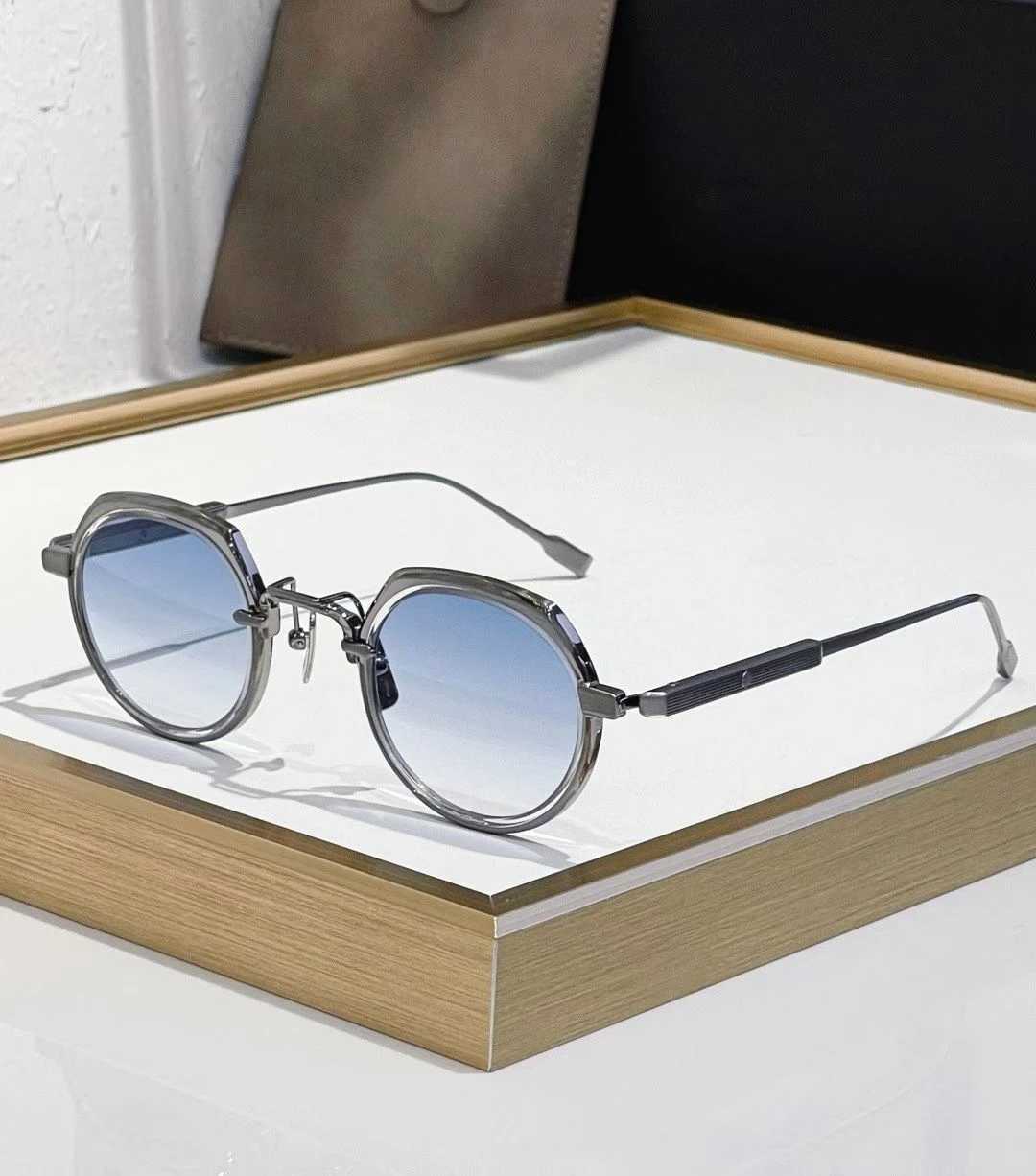 Luxury Fashion Trend Vintage Sunglasses Revati-T Pure Titanium Punk Goggle Retro Small Round Style Unisex A+ High Street Quality R260908 - view 7