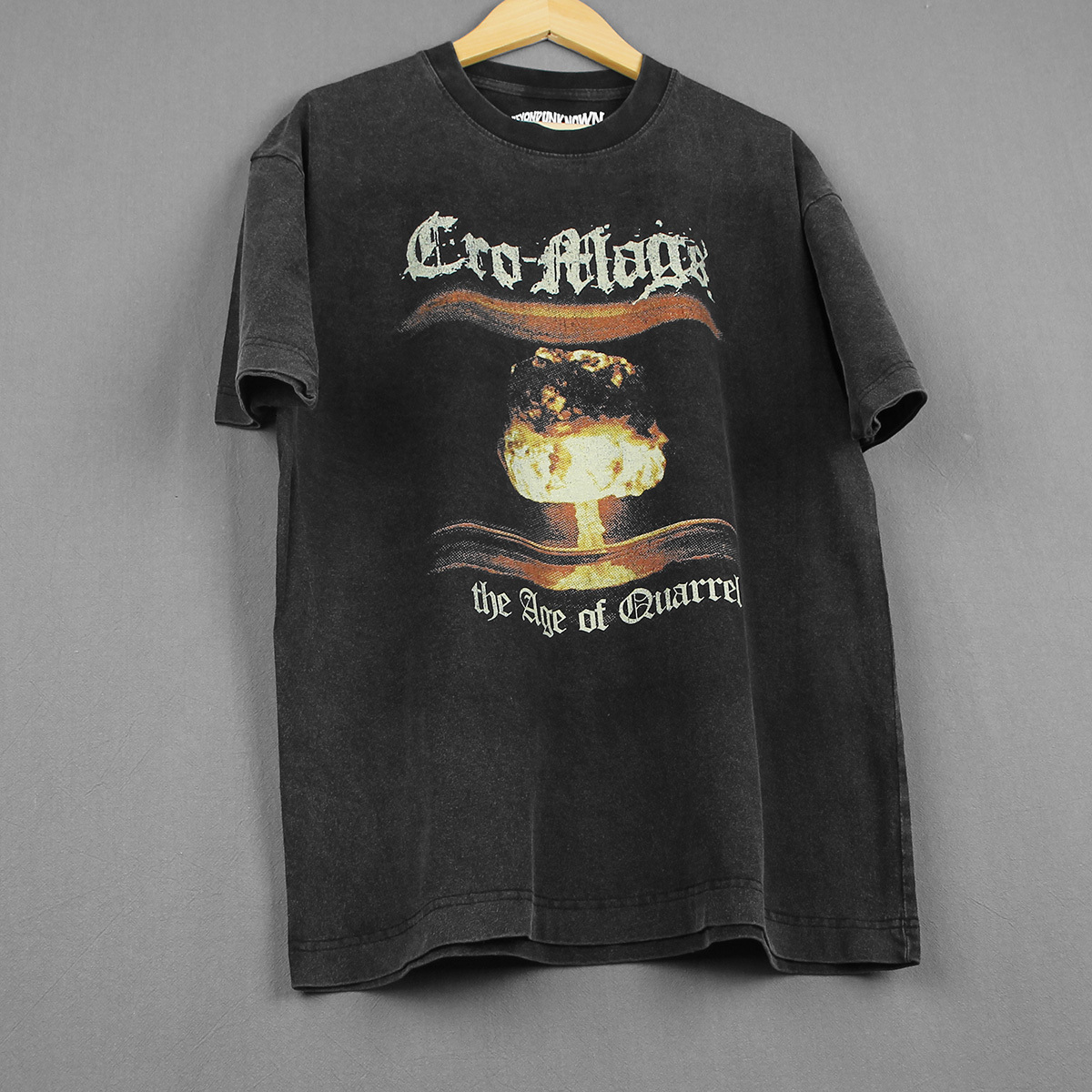 Cro Mags T The Age Quarrel Hardcore Punk Thrash Corrosion Of Conformity Washed Long Sleeves Men S Cotton Printed Shirt - view 3