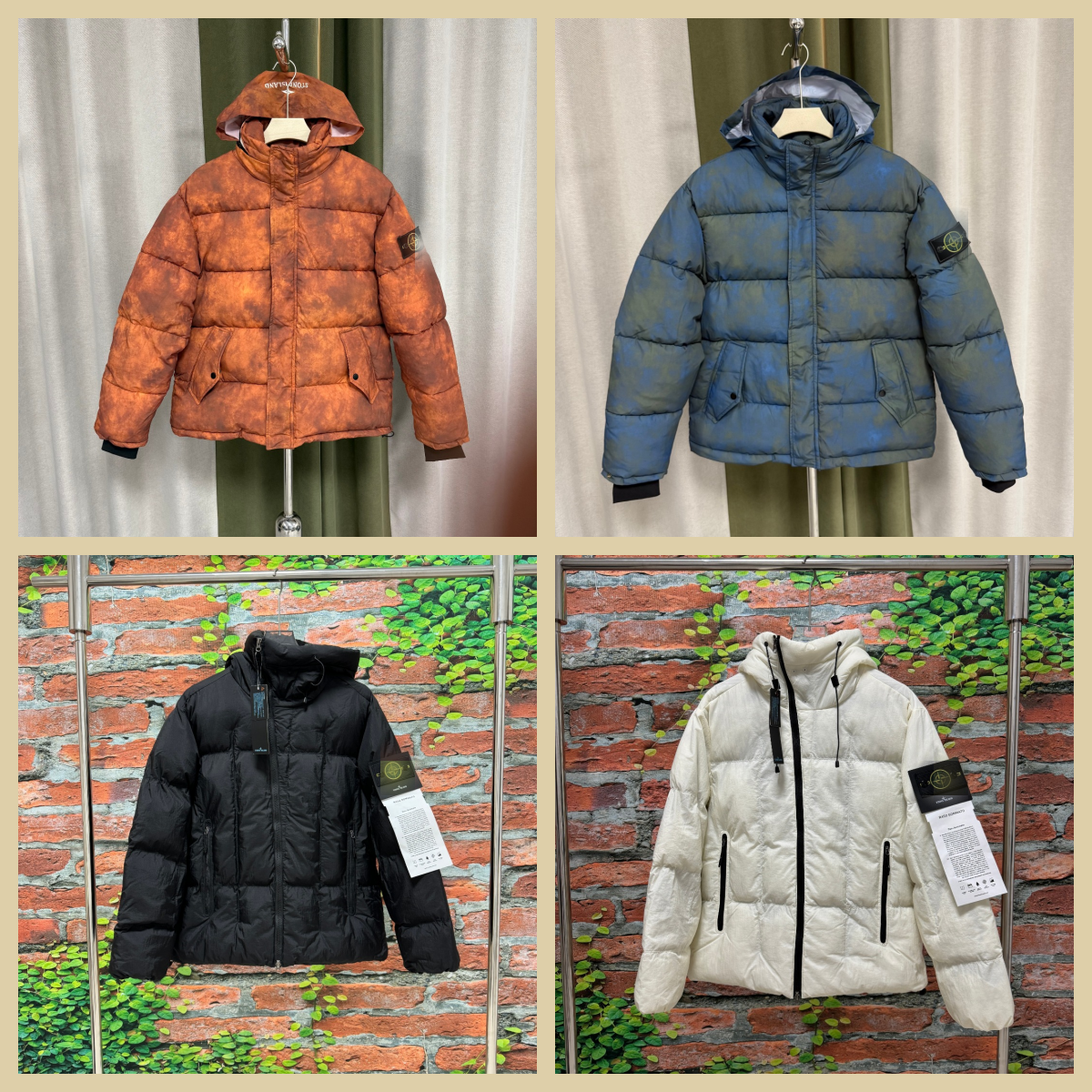 Designerr Stoney Giacca Invernale Piumino In Pietra Cappotto Da Uomo Scaldino Del Corpo Giacca Con Cappuccio Spesso Piumino D'anatra Bianco Di Alta-image