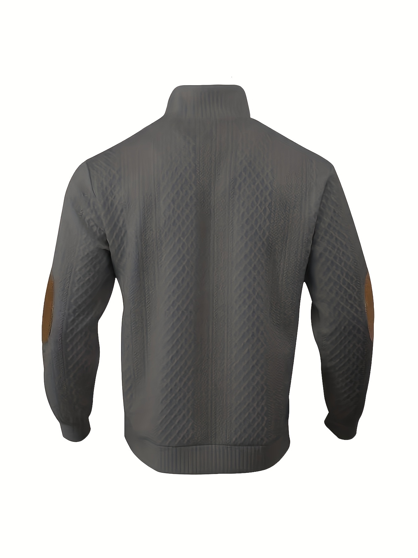 Designer Men's long-sleeve polo shirt, men's henley shirt, small stand-up collar, long-sleeved, with buttons, does not include gift box - view 7