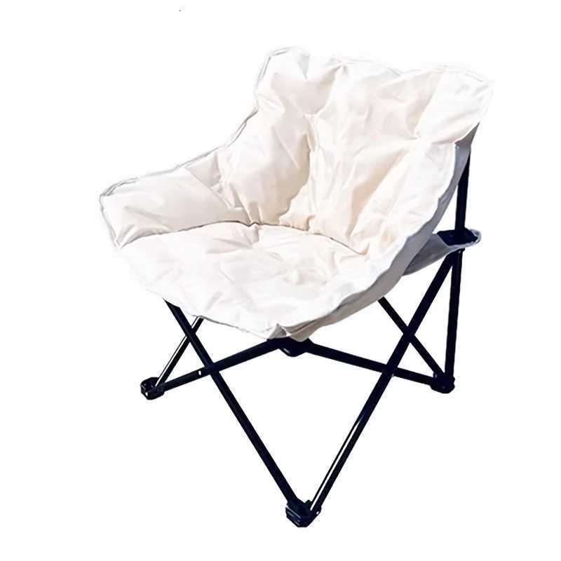 Garden Lounger Moon Chair Reinforced Outdoor Camping and Picnic Chair Low-Back Moon Chair Sketching Chair Folding Chair N260909 - view 5
