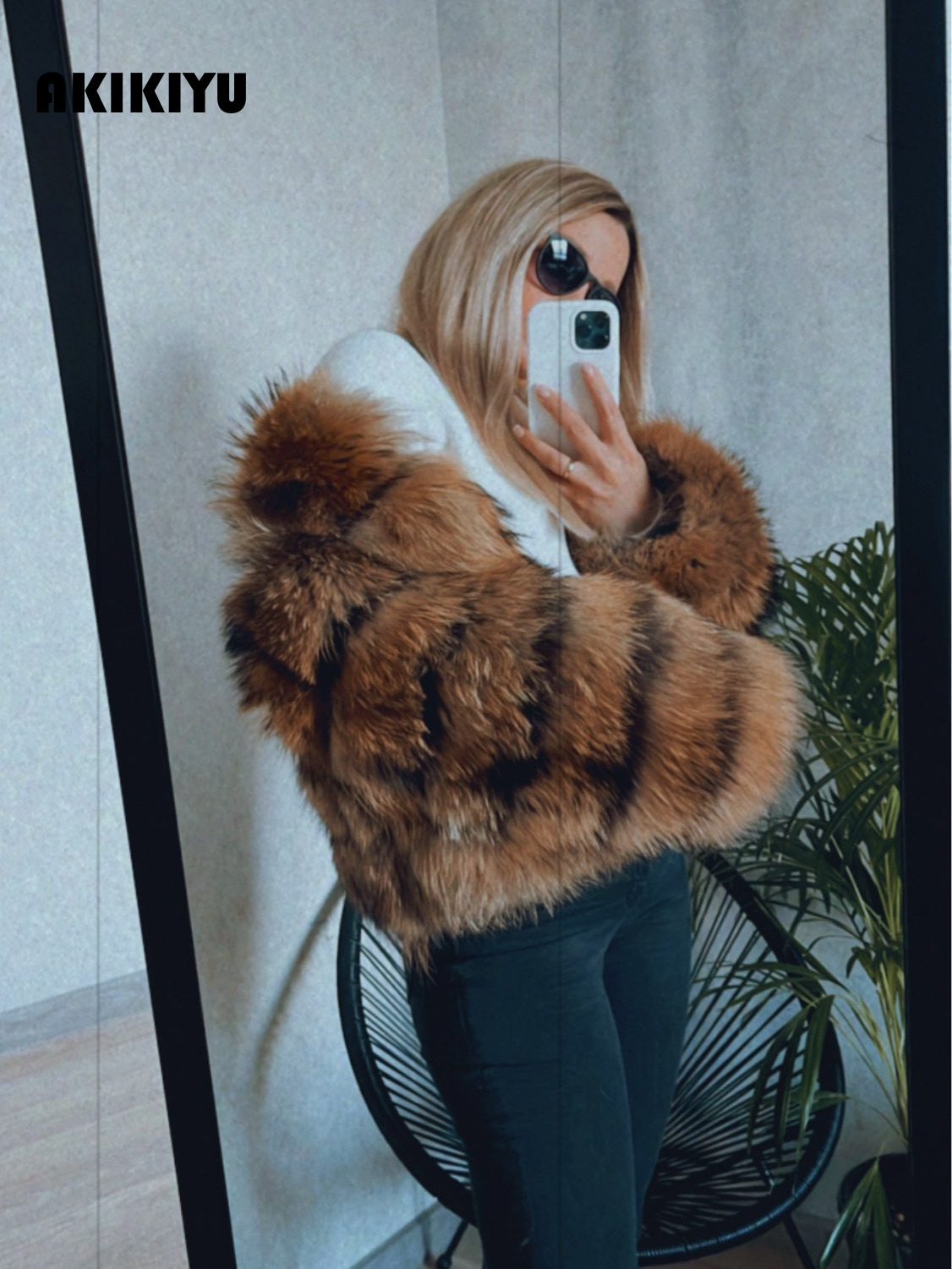 2026 Winter Jacket Women Real Coat Natural Fox Fur Outerwear O-Neck Three Quarter Sleeve Thick Warm Fashion New - view 6