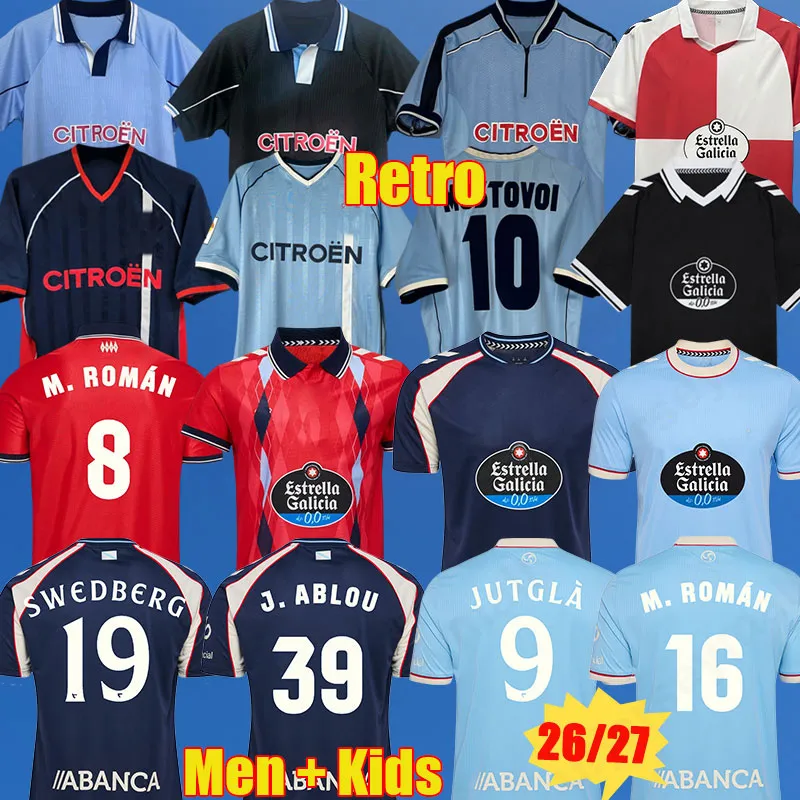 2025 2026 Celta De Vigo Maglie Da Calcio Strand Larsen Bamba Paciencia Fran Beltran Iago Aspas Gabri Veiga Mingueza Douvikas 25 26 Maglia Da Calcio-image