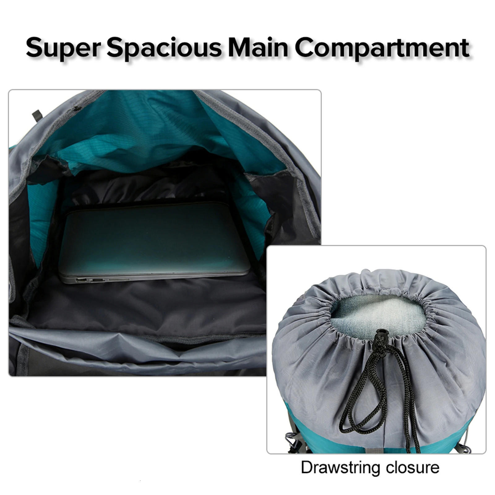 70L Hiking Backpack Camping Climbing Rucksack Travel Trekking Rucksack Mountaineering Bag Outdoor Sports Backpack Waterproof 260910 - view 6