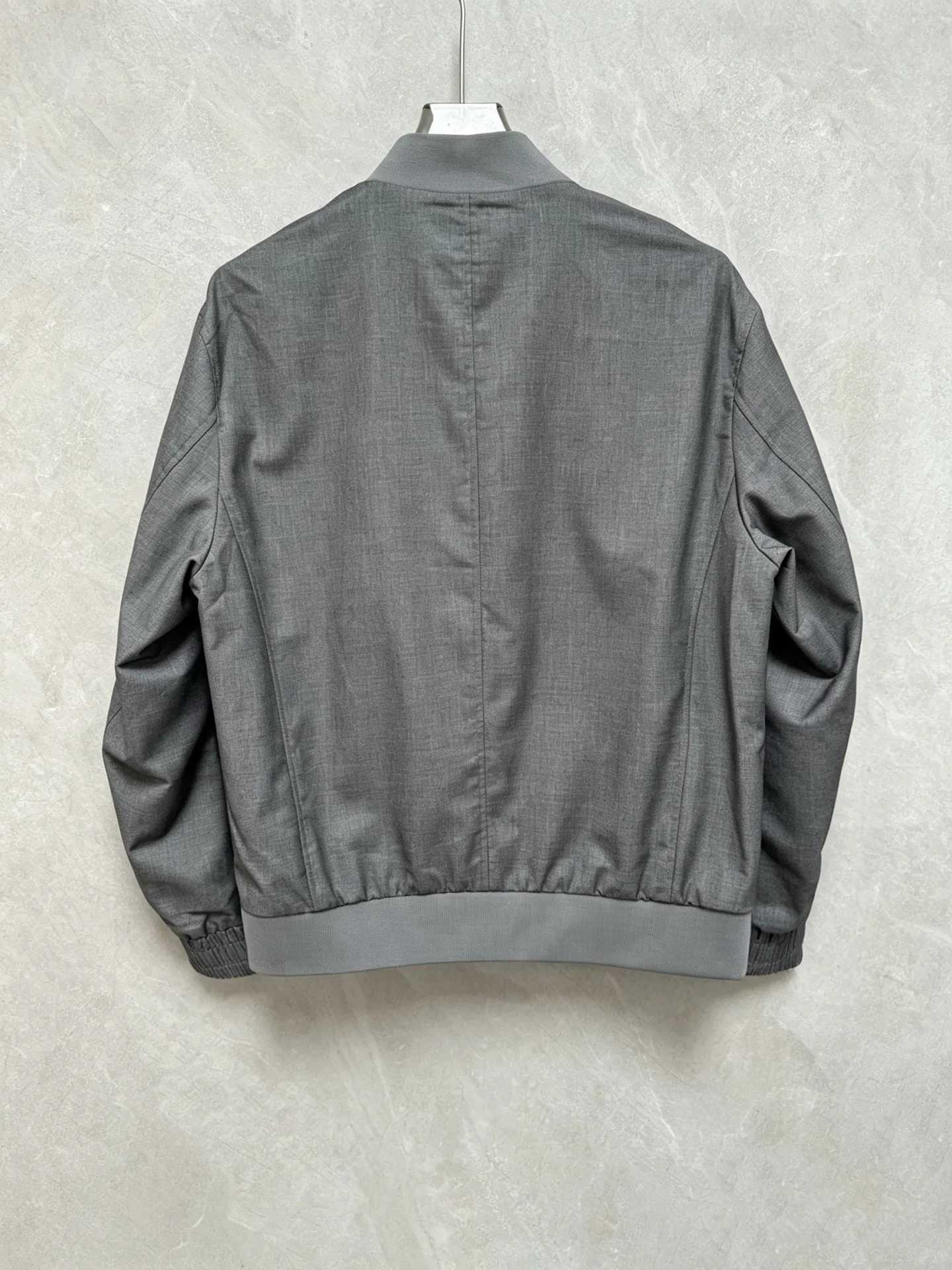 Kiton Men's Bomber Jacket Full Zip Baseball Collar Casual Lightweight Outerwear Christmas Gift for Men Z260909 - view 3