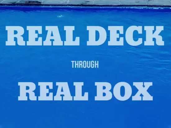 Deck Out Card Magic Tricks Illusions Close up Magic Props Real Deck Passes Through Real Box Street Magician Visual Magie Fun Q260910 - view 4