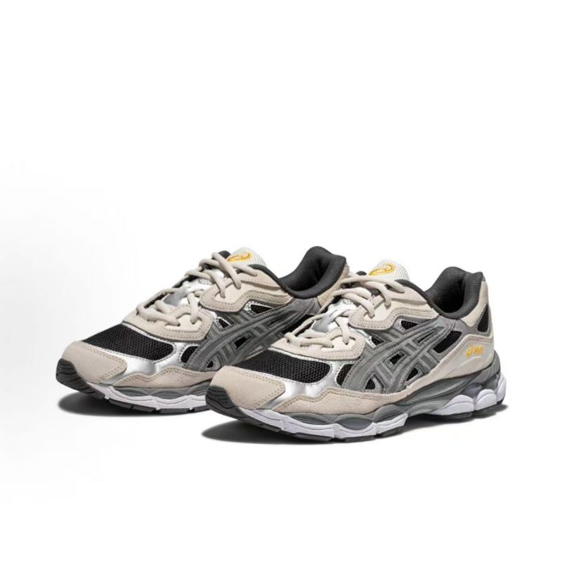 Asics GEL NYC Unisex Sports Sneakers Lightweight Trendy Minimalist Solid Color Retro Fashion Unique Design Casual Shoes Commute Street Outdoor Running - view 5