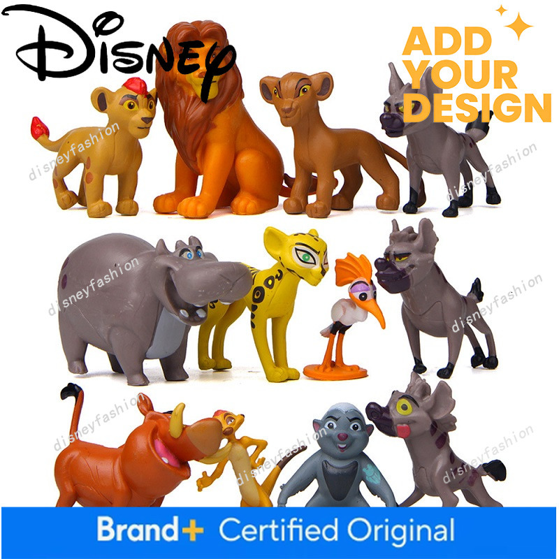 12Pcs/Set Anime Cartoon The Lion Guard King Kion Simba PVC High Quality Action Figures Bunga Beshte Fuli Ono Figurines Doll Toys 2