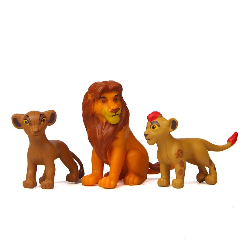 12Pcs/Set Anime Cartoon The Lion Guard King Kion Simba PVC High Quality Action Figures Bunga Beshte Fuli Ono Figurines Doll Toys 2 - view 3